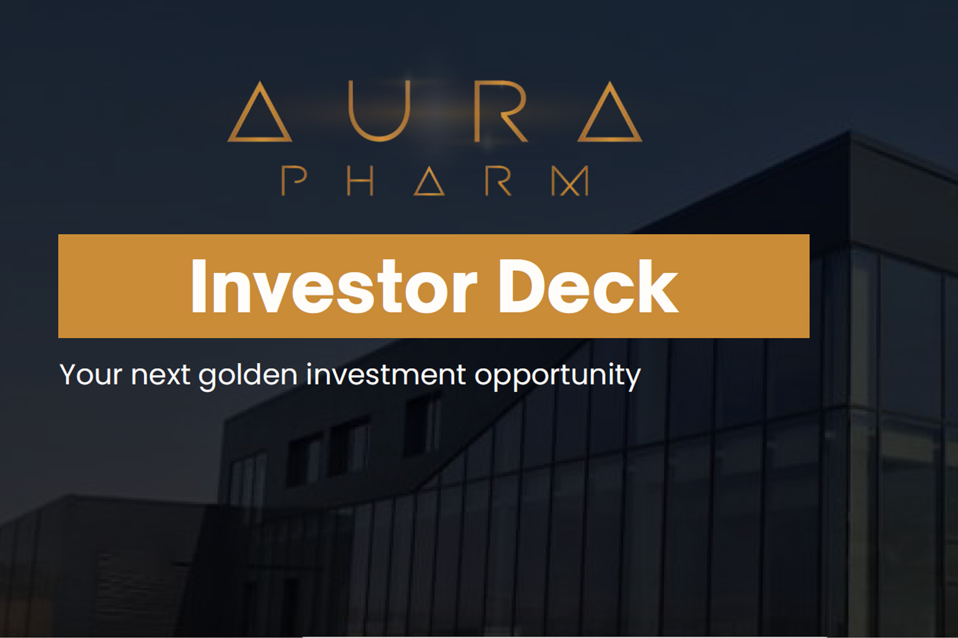 Aura Pharm Investor Deck
